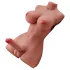 XISE - sexdocka torso med vibrator och stötfunktion - realistisk