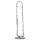 Addiction Crystal - sugande dildo med sugkopp (transparent) - 20cm