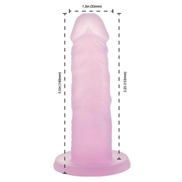 Addiction Coctails - dildo med sugkopp - rosa