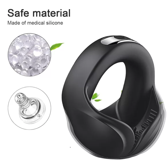 AlvUp - vibratorring för penis - svart