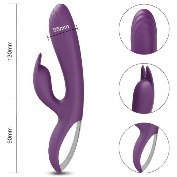 AlvUp - G-punkt vibrator med kaninöron - lila