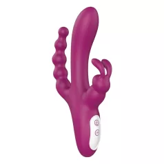   Sex HD Joker - vibrator med tre armar - uppladdningsbar vattentät - lila