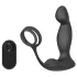 Sex HD Virgil - prostatavibrator med penis- och pungring - svart