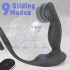 Sex HD Virgil - prostata vibrator med penisring (svart)