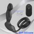Sex HD Virgil - prostata vibrator med penisring (svart)
