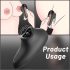 Varmande slickvibrator HD Mirror (svart)
