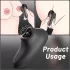 Sex HD Mirror - vibrator med värme och slickfunktion - svart