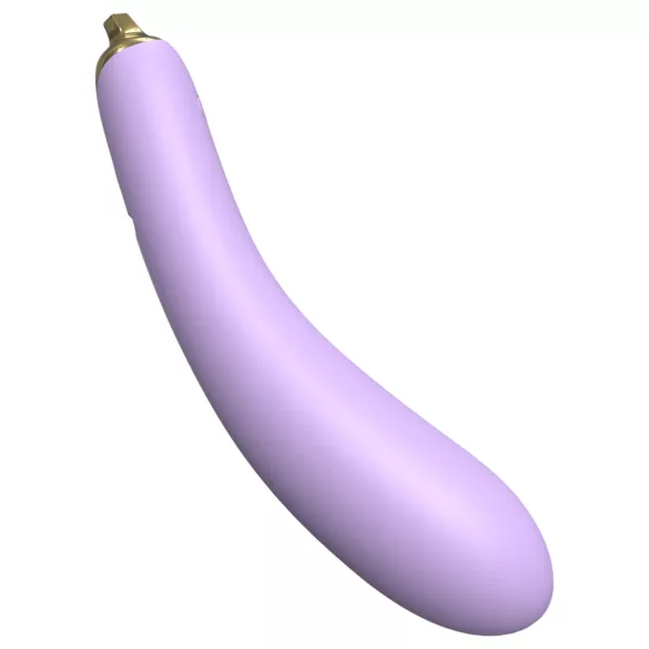 Sex HD - vibrator - böjd form - silikon lila