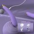 Sex HD - auberginefärgad vibrator (lila)