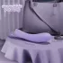 Sex HD - vibrator - böjd form - silikon lila
