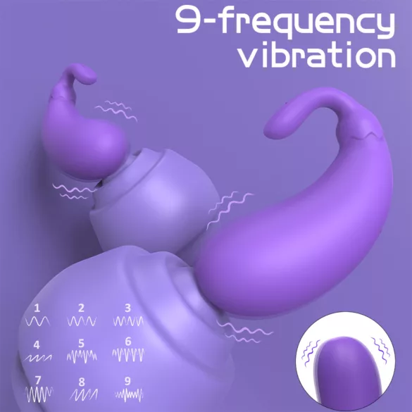 Sex HD - vibratorägg aubergineformad - lila