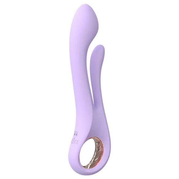 Sex HD Kaethe - rabbitvibrator med klitorisarm - silikon lila