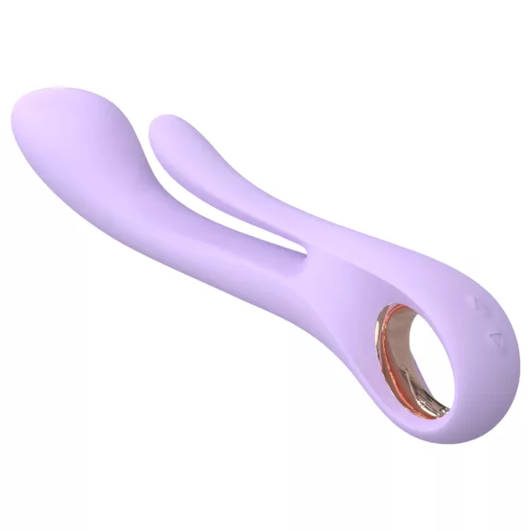 Sex HD Kaethe - rabbitvibrator med klitorisarm - silikon lila