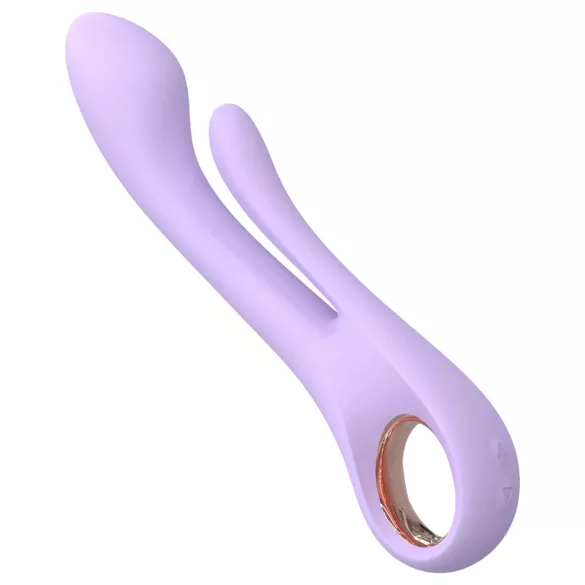 Sex HD Kaethe - rabbitvibrator med klitorisarm - silikon lila