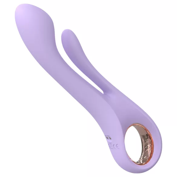 Sex HD Kaethe - rabbitvibrator med klitorisarm - silikon lila