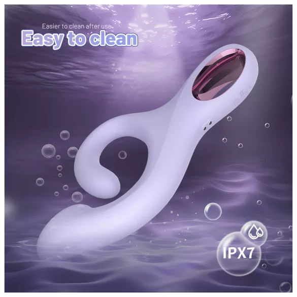 Sex HD - G-punktsvibrator med klitorisstimulator (lila)