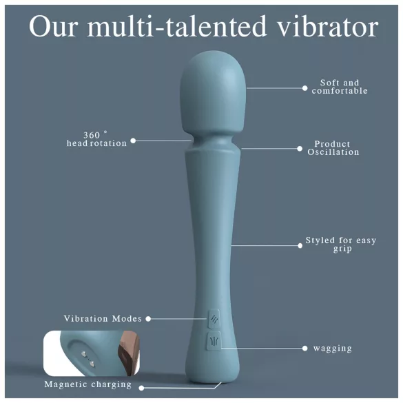 SEX HD Dancer - massagevibrator - turkos
