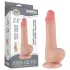 Lovetoy - realistisk dildo med pung - dubbelskiktad silikon 20cm natur