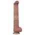 Lovetoy - dubbelskiktad XXL dildo - 36,5 cm - (natur)