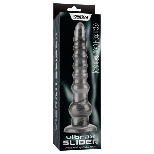 Lovetoy King Sized - vibrator stor storlek - 32 cm - grå