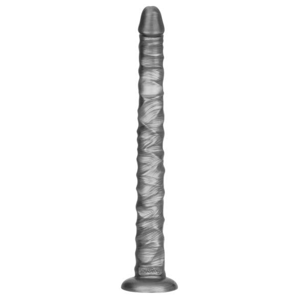 Lovetoy King Sized - stor vibrator - 40,5 cm - grå
