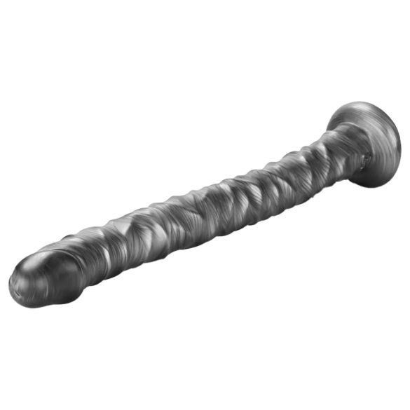 Lovetoy King Sized - stor vibrator - 40,5 cm - grå