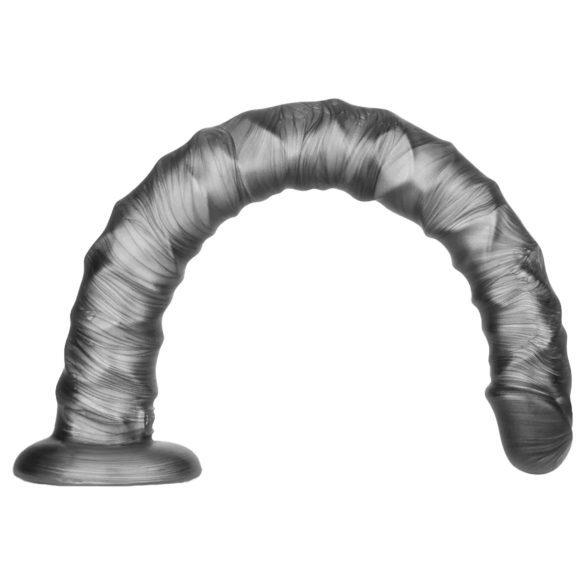 Lovetoy King Sized - stor vibrator - 40,5 cm - grå