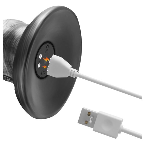 Lovetoy King Sized - stor vibrator - 40,5 cm - grå