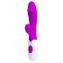 Pretty Love Snappy - G-punktsvibrator med klitorisstimulans - vattentät lila
