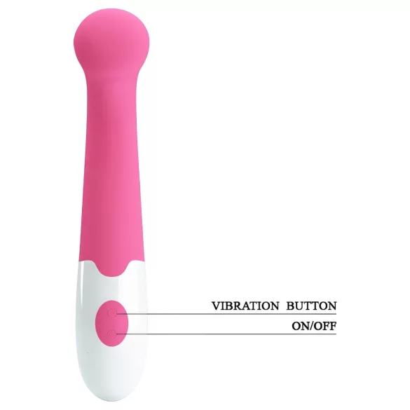 Pretty Love Charles - vattentät G-punktsvibrator (rosa)