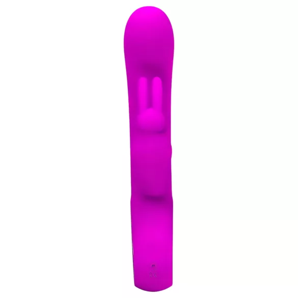 Pretty Love Webb - rabbitvibrator med klitorisstimulans - silikon rosa