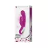 Pretty Love Webb - rabbitvibrator med klitorisstimulans - silikon rosa