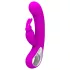 Pretty Love Webb - rabbitvibrator med klitorisstimulans - silikon rosa
