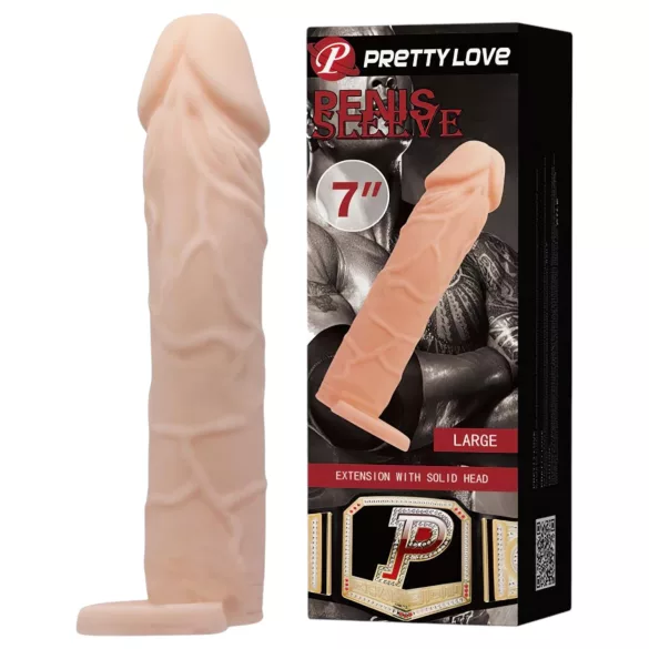 Pretty Love - penishylsa med penisring - natur