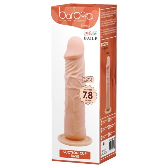 Baile Barbara Calvin - realistisk dildo - 20cm - hudfärgad