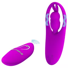   Pretty Love Wild Rabbit - rabbitvibrator med klitorisstimulans - silikon rosa