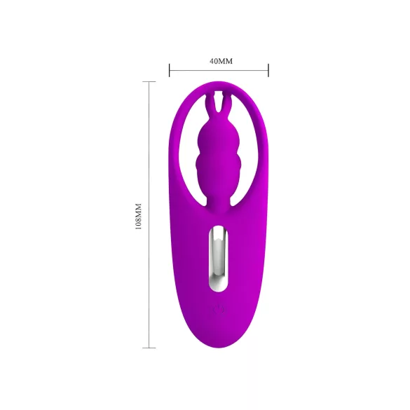 Pretty Love Wild Rabbit - rabbitvibrator med klitorisstimulans - silikon rosa