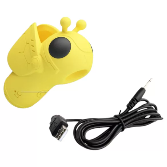 Pretty Love Magic Bee - finger vibrator för klitoris - gul