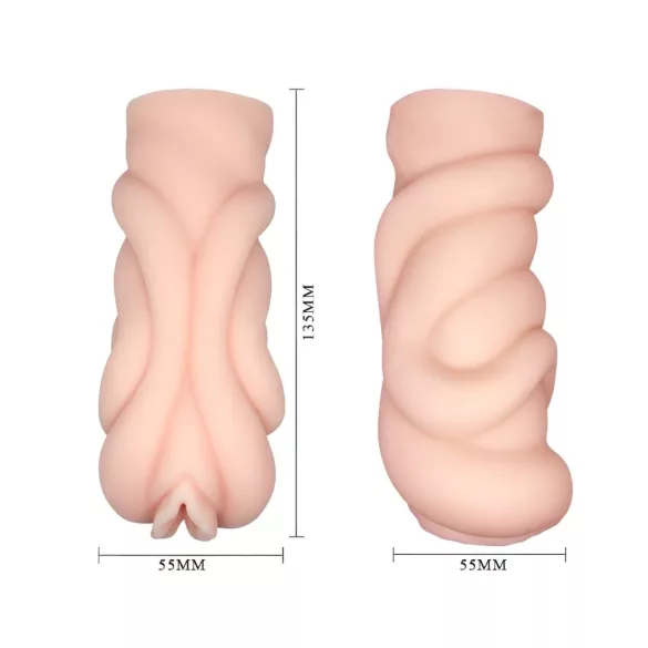 Crazy Bull - onanihjälpmedel vagina - naturfärg