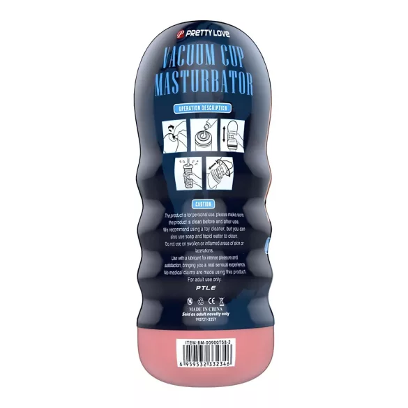 Pretty Love Vacuum Cup - naturtrogen munmasturbator (naturell)