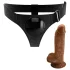 Pretty Love - strap-on sele - med dildo 17 cm - svart