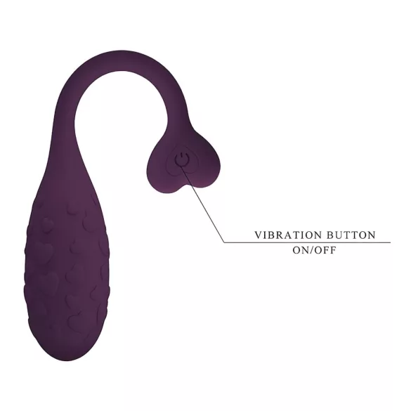 Pretty Love Fisherman - smart vibrerande ägg (lila)