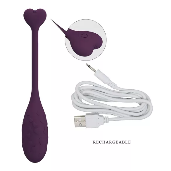Pretty Love Fisherman - smart vibrerande ägg (lila)