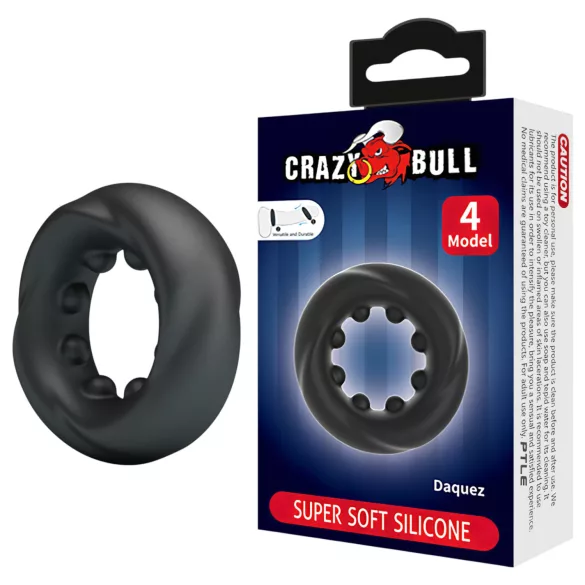 Crazy Bull - penisring - stimulerande - svart