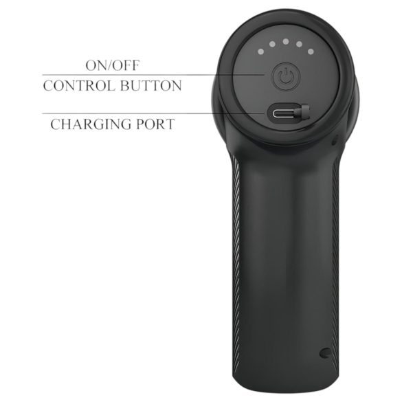 Pretty Love Dj Doctor - vibrator med stötfunktion - svart