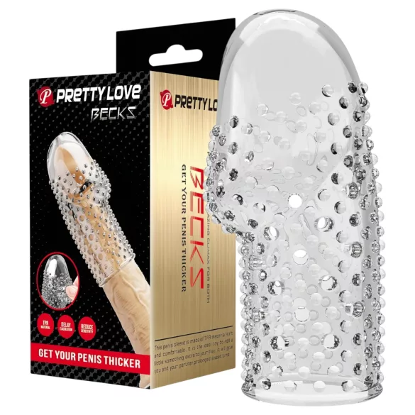 Pretty Love Becks - penissleeve - genomskinlig