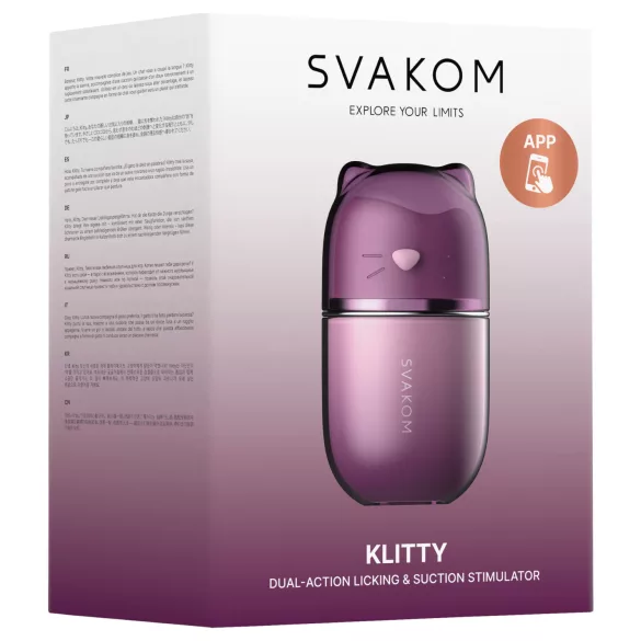 Svakom Klitty - appstyrd luftvåg-klitorisstimulator vibrator