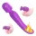 Sex HD Iris - vibrator med värme och dubbla motorer - lila