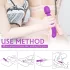 Sex HD Iris - vibrator med värme och dubbla motorer - lila