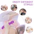 Sex HD Iris - vibrator med värme och dubbla motorer - lila